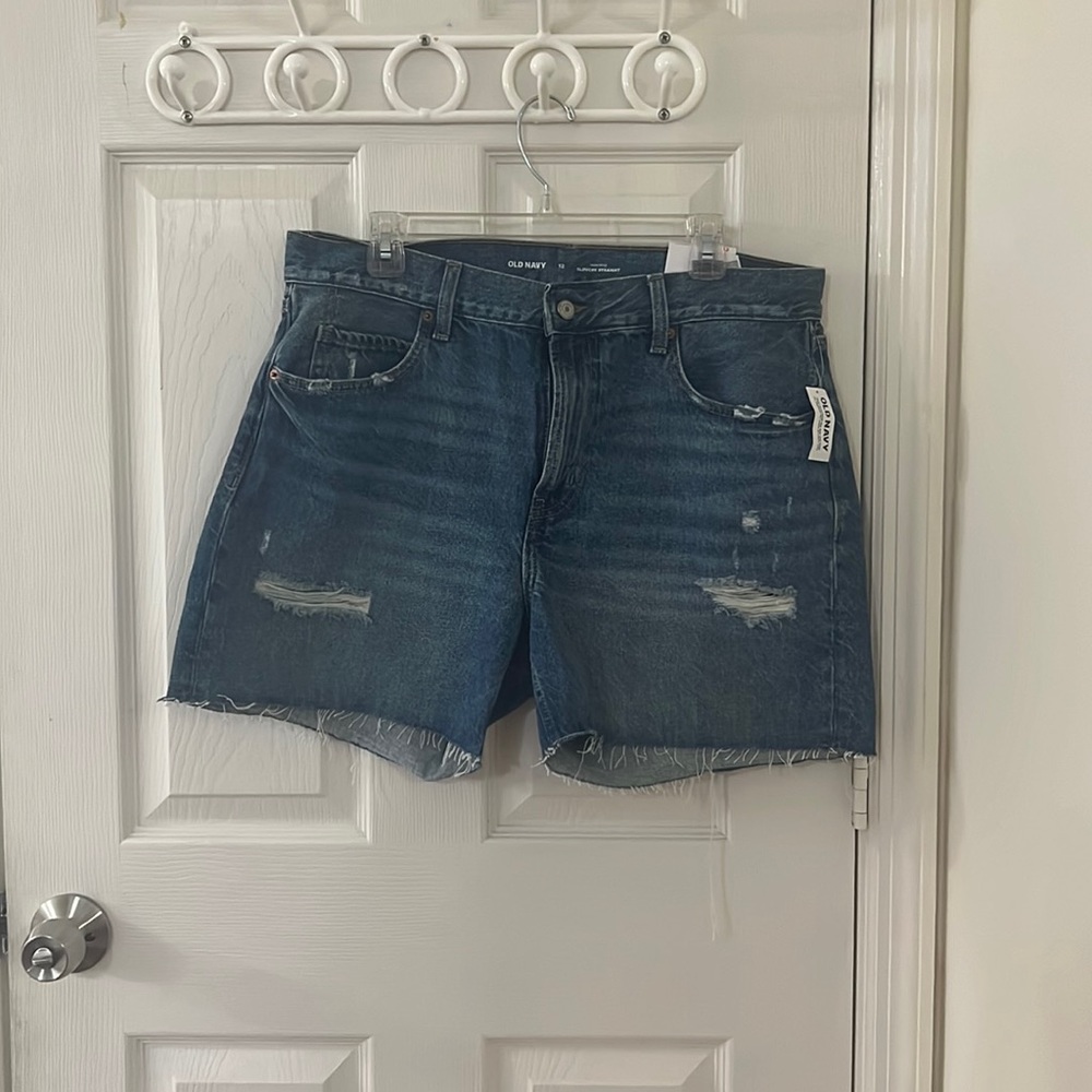 Never worn with tags, denim shorts
